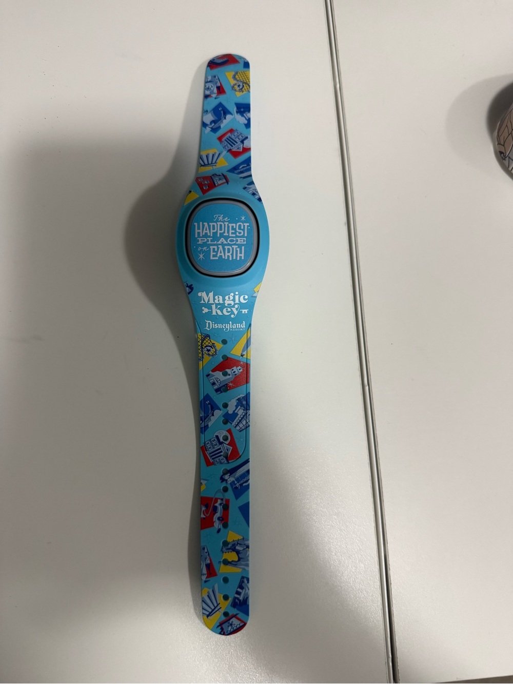 Disneyland Light Blue Magic Key Magic Band+ NEVER WORN